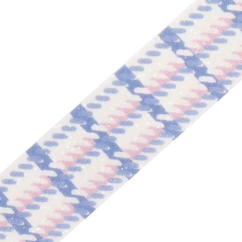 BGM Kira Fuwa Sugar Masking Tape - Check Yogurt — pattern detail