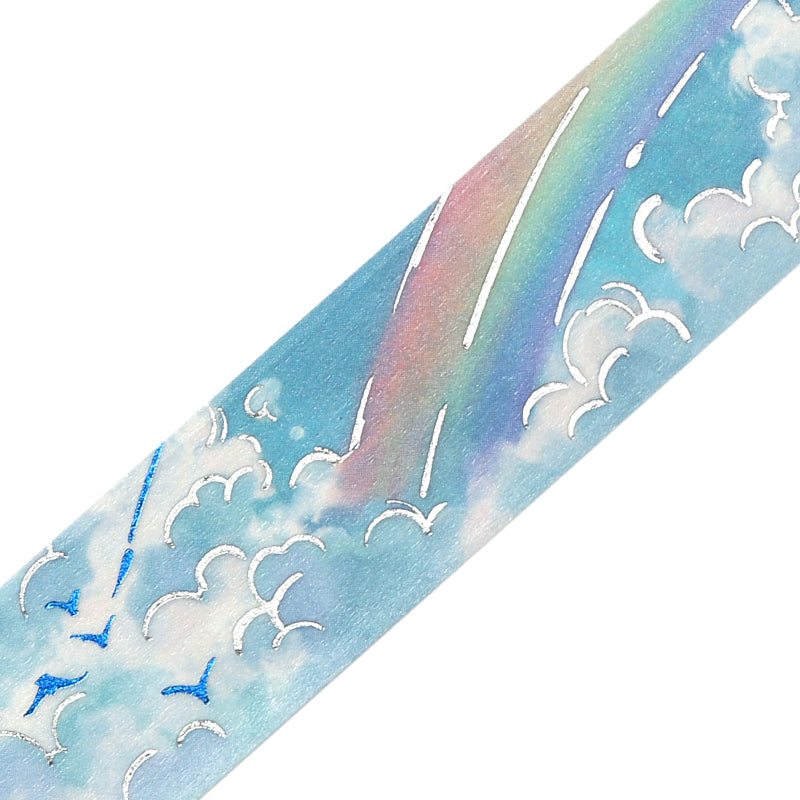 BGM Foil Stamping Masking Tape: Sky Encyclopedia - Clear Skies — pattern detail