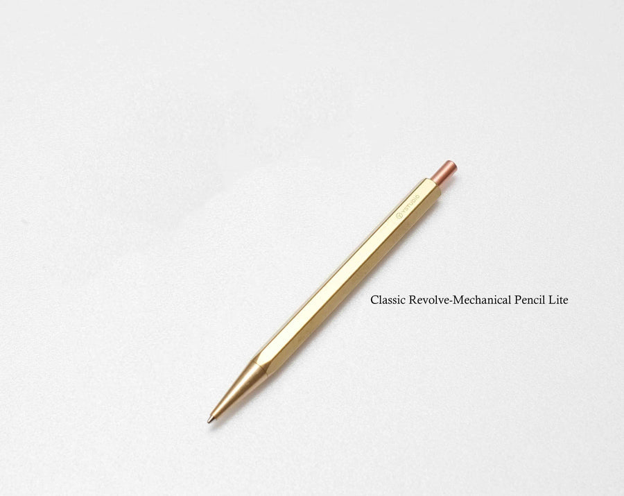 Ystudio Classic Revolve - Mechanical Pencil Lite - Brass — tip detail