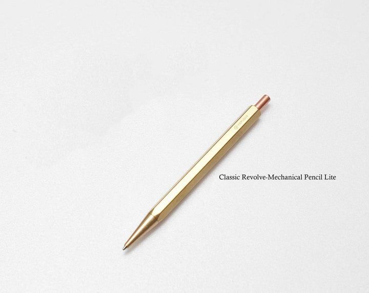 Ystudio Classic Revolve - Mechanical Pencil Lite - Brass — tip detail