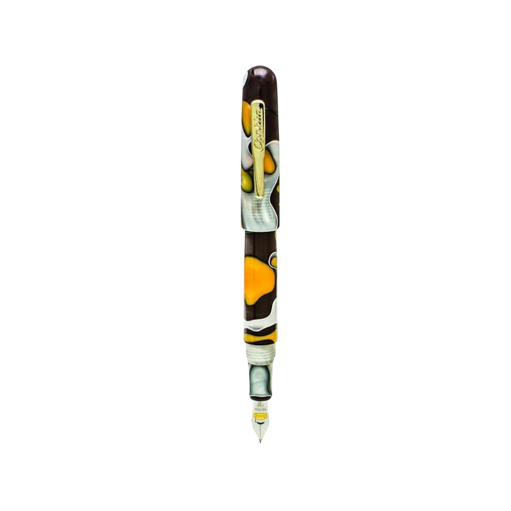 Conklin All American Fountain Pen Yellowstone Medium — Conklin fountain pen — precision nib writing instrument, at Cityluxe Singapore stationery store