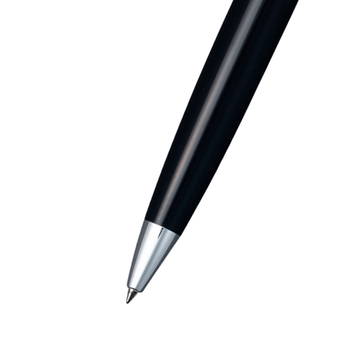 Sheaffer 300 E9312 Glossy Black With Chrome Trim Ballpoint Pen (WW30) — Sheaffer ballpoint pen — reliable smooth-writing everyday pen, at Cityluxe Singapore