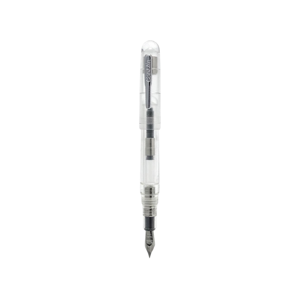 Conklin All American Demo Special Edition Fountain Pen Omniflex Nib — uncapped with cap posted