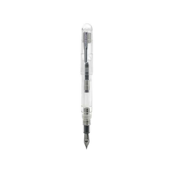 Conklin All American Demo Special Edition Fountain Pen Omniflex Nib — uncapped with cap posted