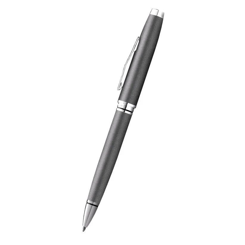 Cross Coventry Gunmetal Gray Ballpoint Pen — Cross ballpoint pen — reliable smooth-writing everyday pen, at Cityluxe Singapore