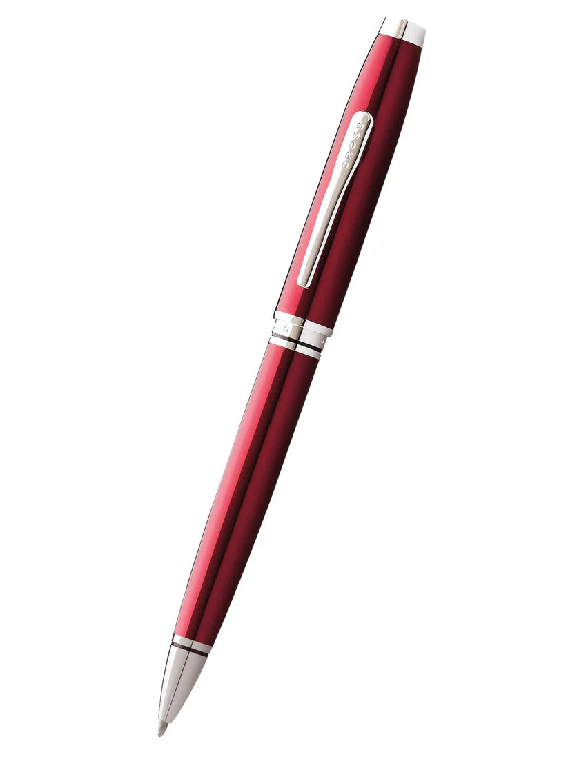 Cross Coventry Red Lacquer Ballpoint Pen — Cross ballpoint pen — reliable smooth-writing everyday pen, at Cityluxe Singapore