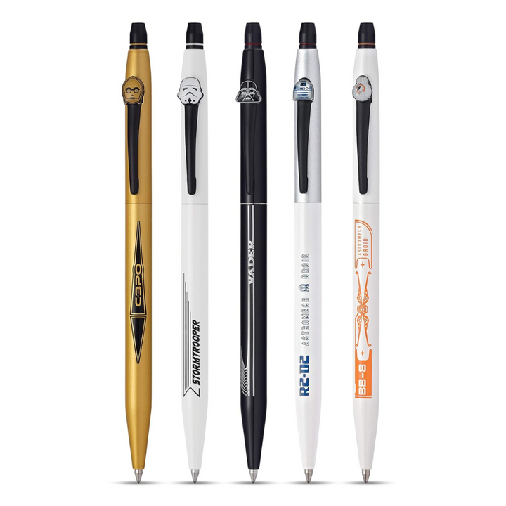 Cross Click Star Wars Rollerball Pen - Darth Vader — barrel detail
