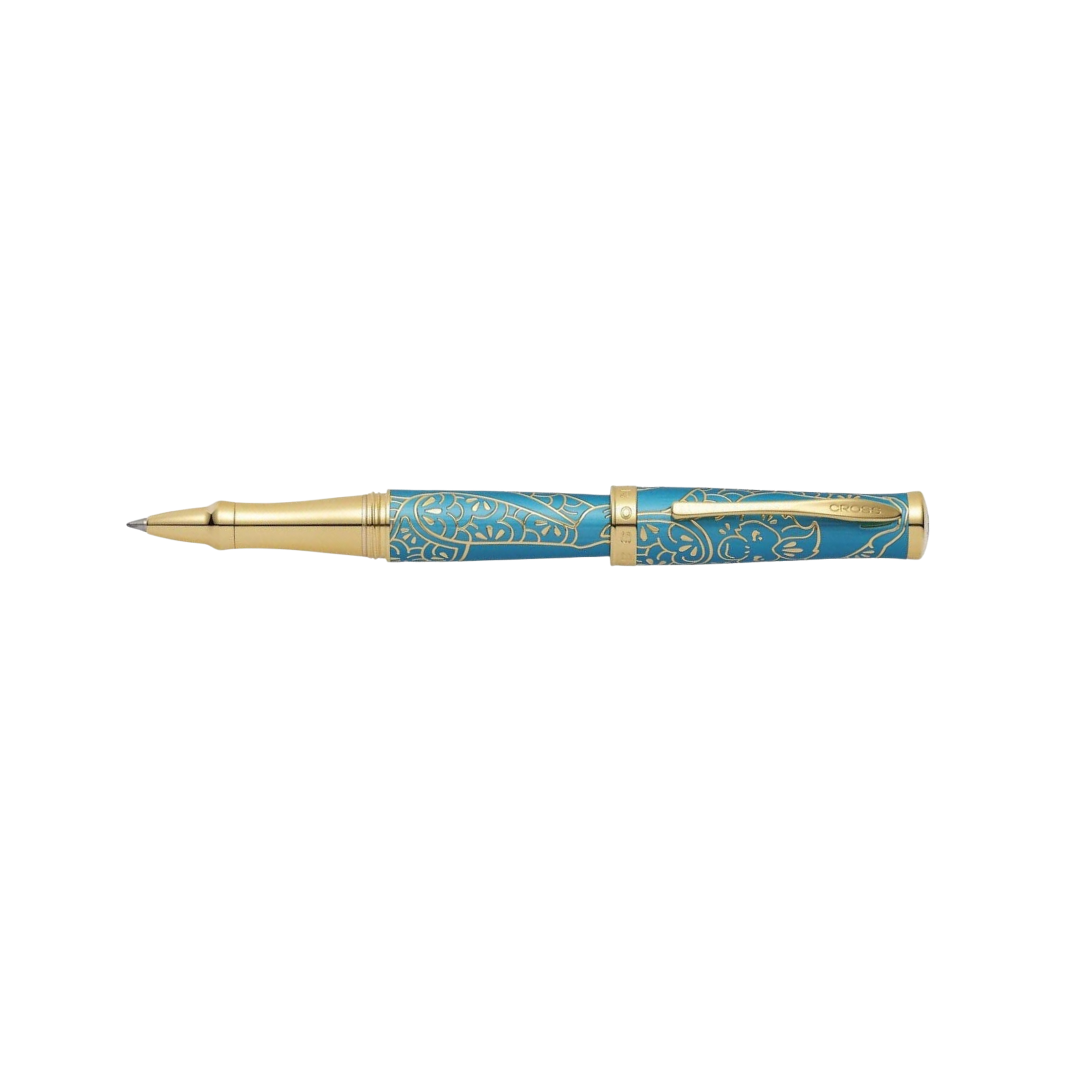 Cross Sauvage Year of the Monkey Rollerball Pen - Tibetan Teal with Gold Inlays and Appointments (Special Edition) — with …