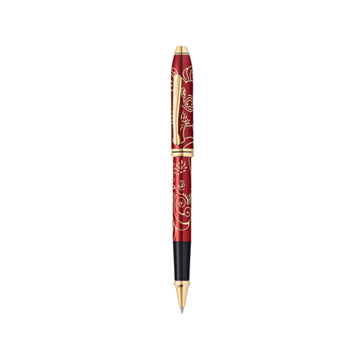 Cross Townsend Year of the Pig Rollerball Pen - Red Lacquer — tip detail