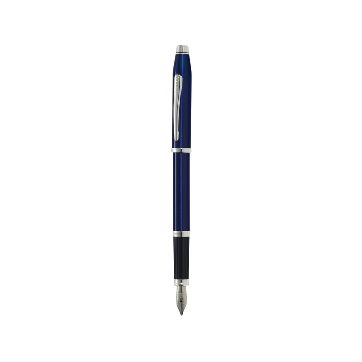Cross Century II Translucent Blue Lacquer Fountain Pen — Cross fountain pen — precision nib writing instrument, at Cityluxe Singapore stationery store