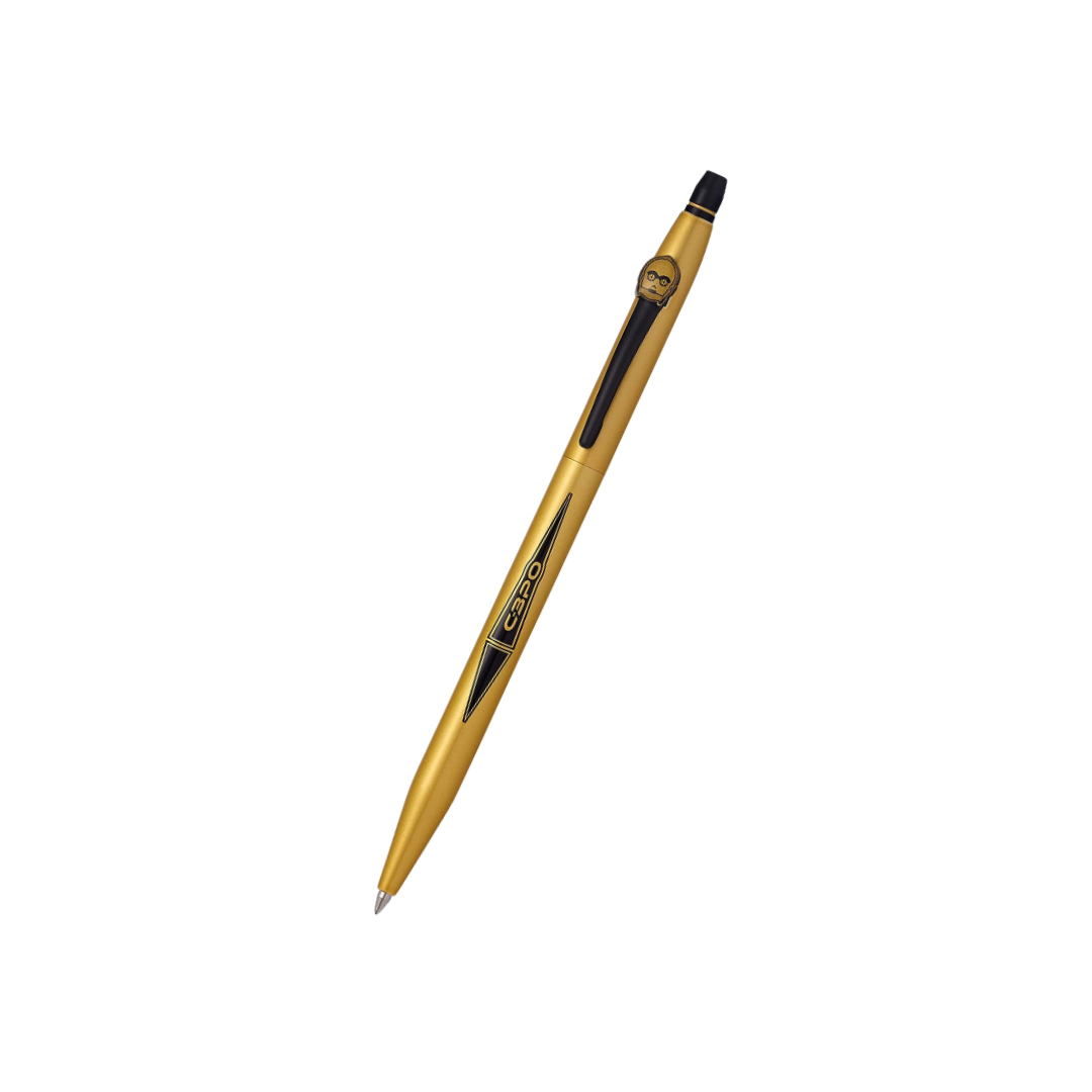 Cross Click Star Wars C-3PO Rollerball Pen — Cross rollerball pen — fluid gel ink writing instrument, at Cityluxe Singapore