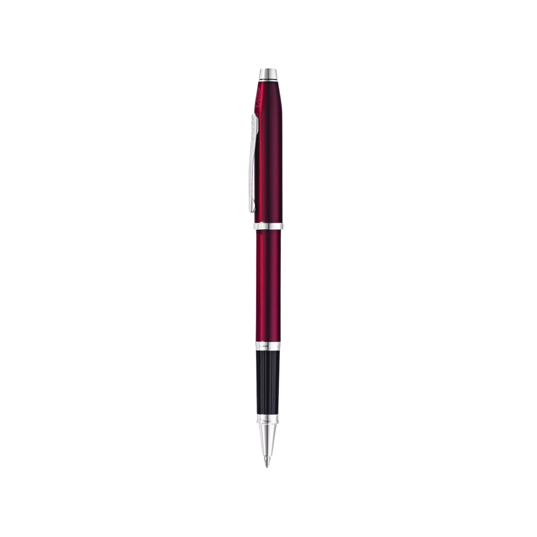 Cross Century II Translucent Plum Lacquer Rollerball Pen — Cross rollerball pen — fluid gel ink writing instrument, at Cityluxe Singapore