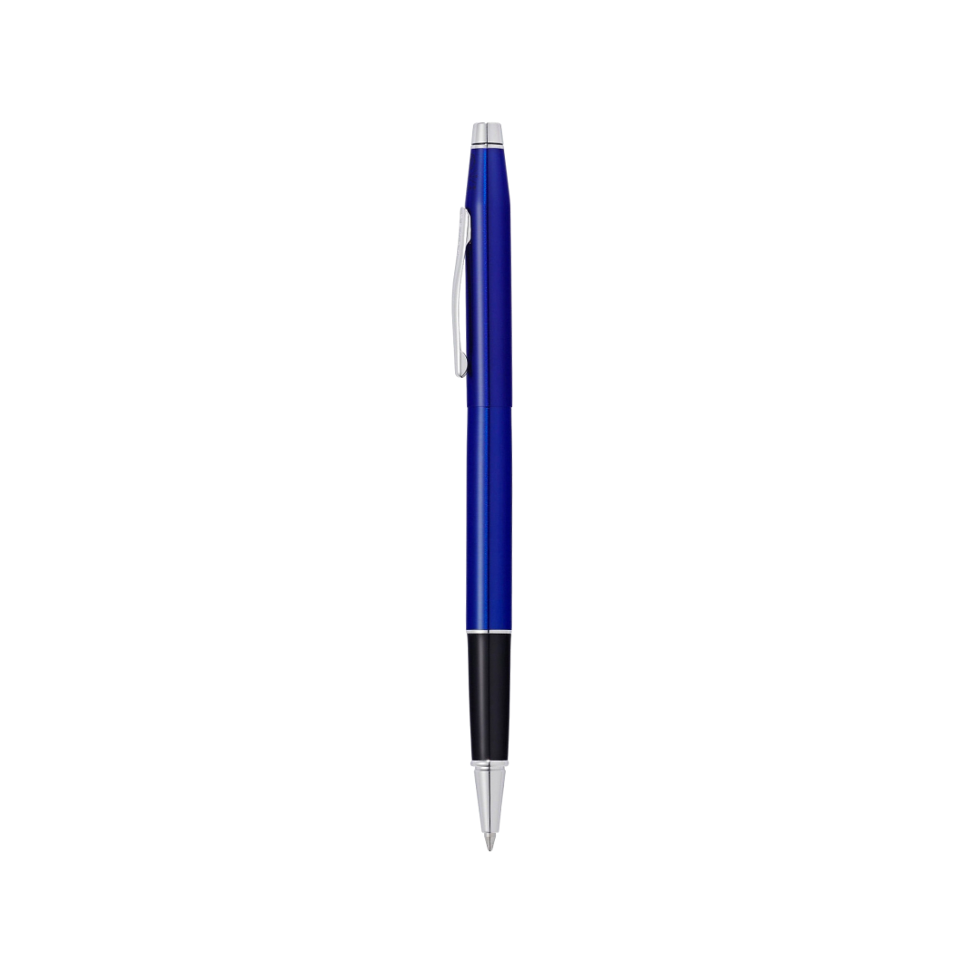 Cross Classic Century Translucent Blue Lacquer Rollerball Pen — Cross rollerball pen — fluid gel ink writing instrument, at Cityluxe Singapore