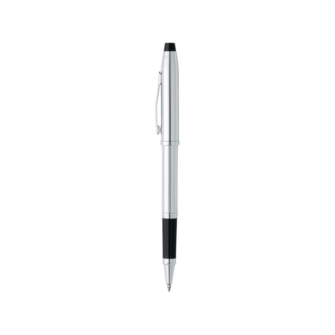 Cross Century II Lustrous Chrome Rollerball Pen — Cross rollerball pen — fluid gel ink writing instrument, at Cityluxe Singapore