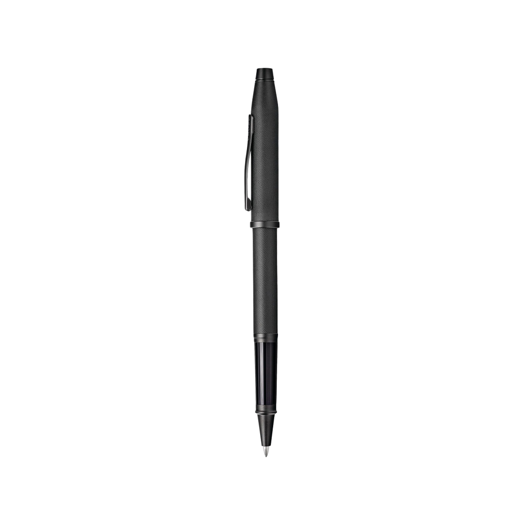 Cross Century II Black Micro-knurl Rollerball Pen — Cross rollerball pen — fluid gel ink writing instrument, at Cityluxe Singapore