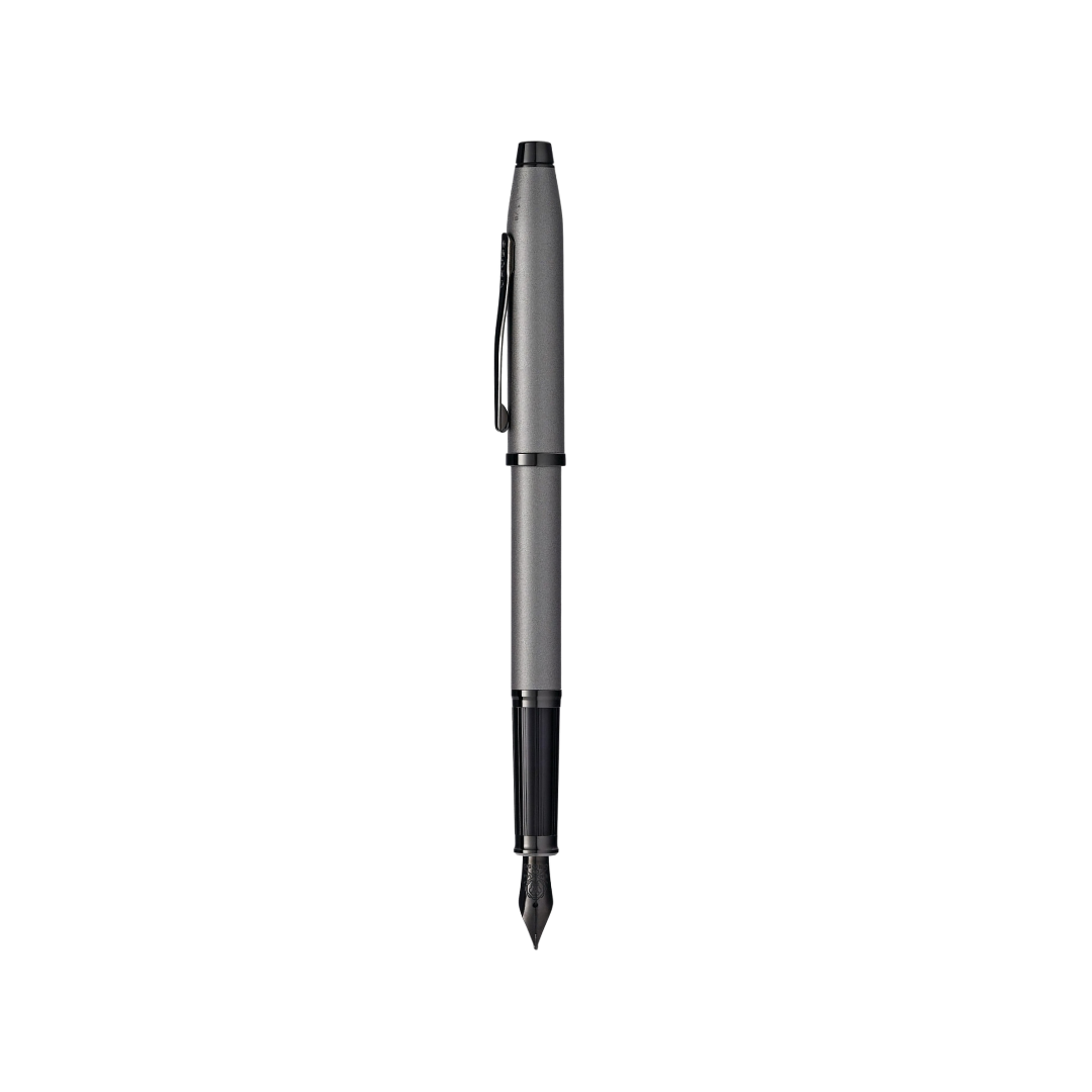 Cross Century II Gunmetal Gray Fountain Pen — Cross fountain pen — precision nib writing instrument, at Cityluxe Singapore stationery store