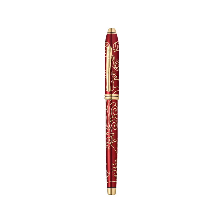 Cross Townsend Year of the Pig Fountain Pen - Red — nib close-up