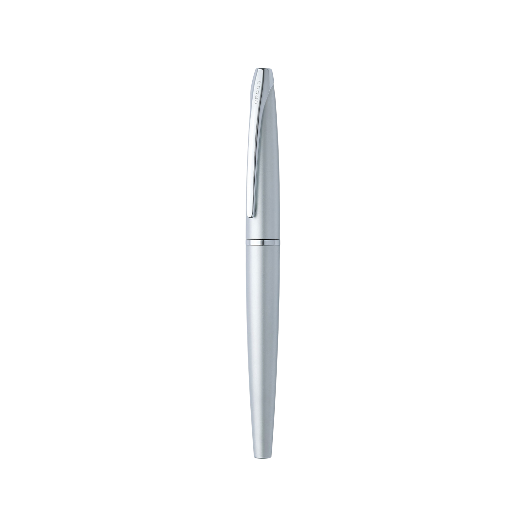 Cross ATX Pure Chrome Fountain Pen — Cross fountain pen — precision nib writing instrument, at Cityluxe Singapore stationery store