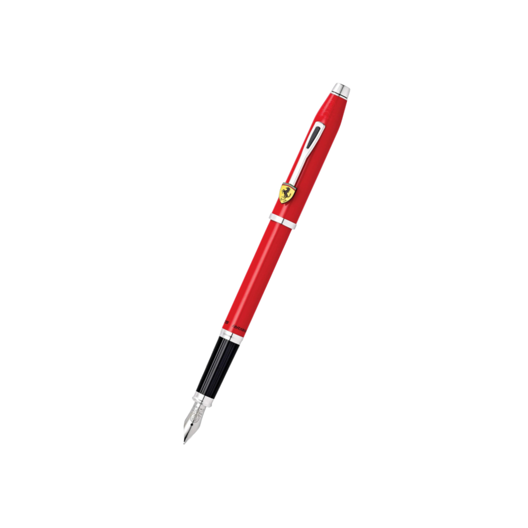 Cross Ferrari Century II Fountain Pen - Glossy Corsa Red Lacquer — capped