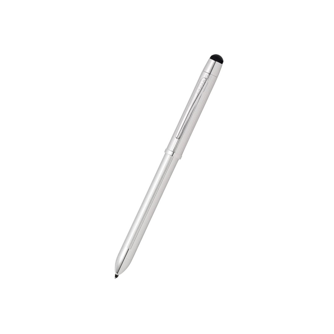 Cross Tech3+ Platinum Plated Multifunction Pen — Cross ballpoint pen — reliable smooth-writing everyday pen, at Cityluxe Singapore
