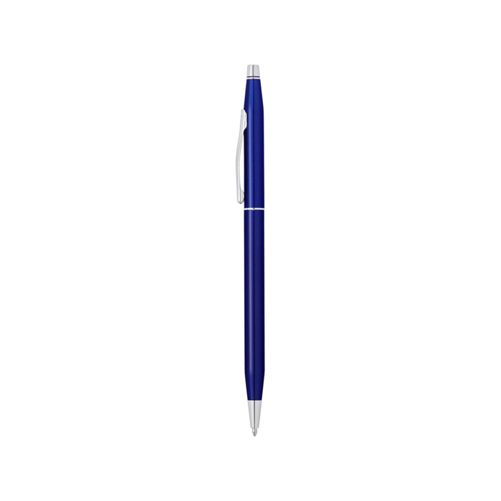 Cross Classic Century Translucent Blue Lacquer Ballpoint Pen — Cross ballpoint pen — reliable smooth-writing everyday pen, at Cityluxe Singapore