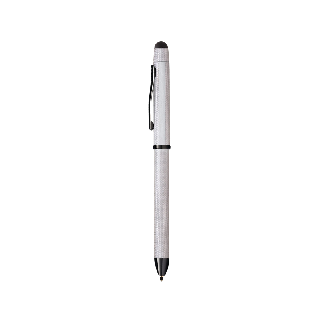 Cross Tech3+ Brushed Chrome PVD Multifunction Pen — Cross ballpoint pen — reliable smooth-writing everyday pen, at Cityluxe Singapore