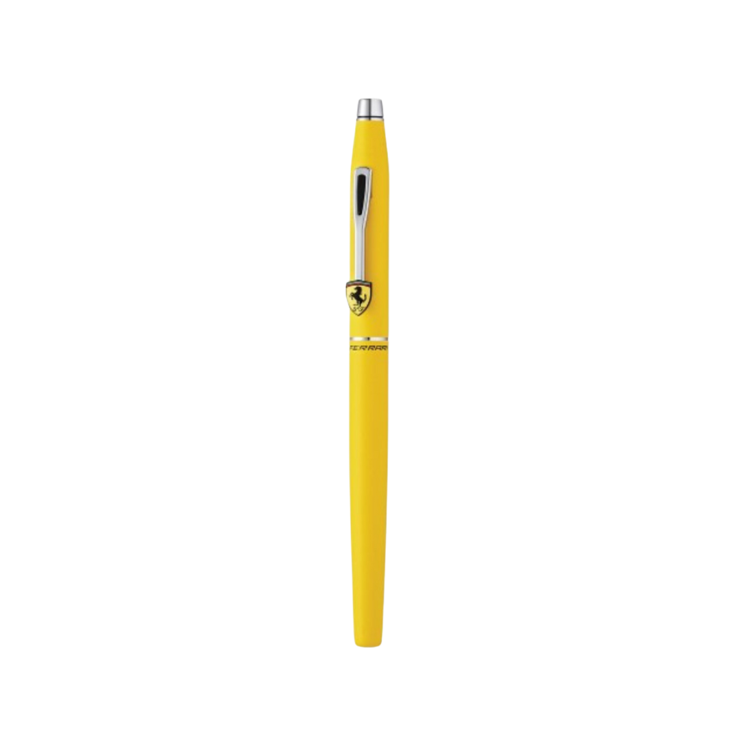 Cross Ferrari Classic Century Fountain Pen - Modena Yellow Lacquer — nib close-up