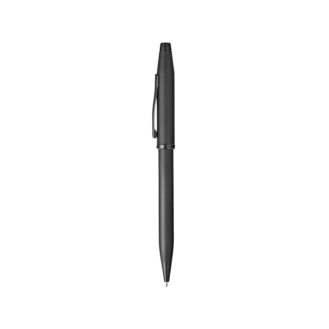 Cross Century II Black Micro-knurl Ballpoint Pen — Cross ballpoint pen — reliable smooth-writing everyday pen, at Cityluxe Singapore