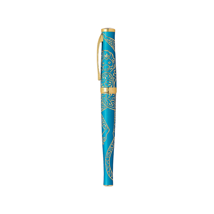 Cross Year of the Monkey Fountain Pen - Tibetan Teal — nib close-up