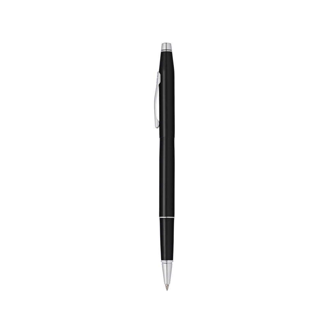 Cross Classic Century Black Lacquer Rollerball Pen — Cross rollerball pen — fluid gel ink writing instrument, at Cityluxe Singapore