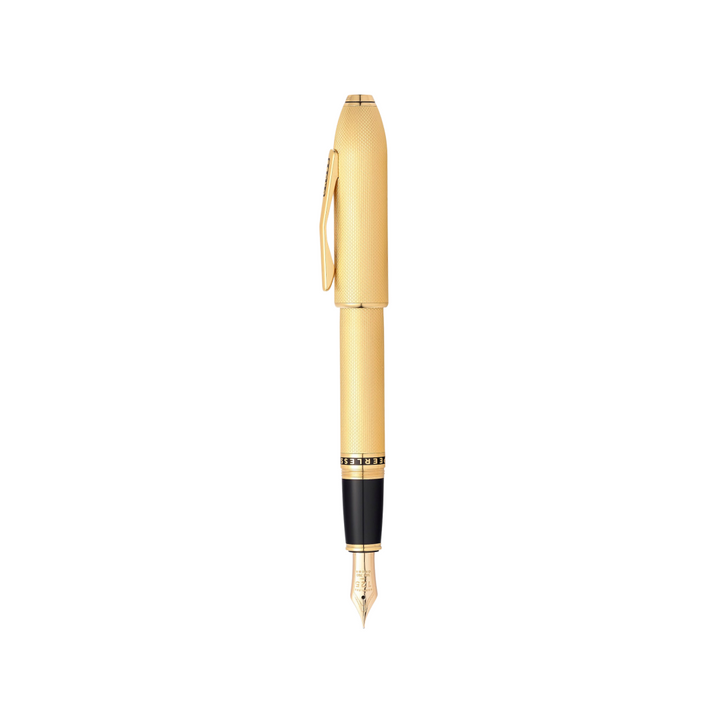 Cross Peerless 125 23KT Gold Plated Fountain Pen — Cross fountain pen — precision nib writing instrument, at Cityluxe Singapore stationery store