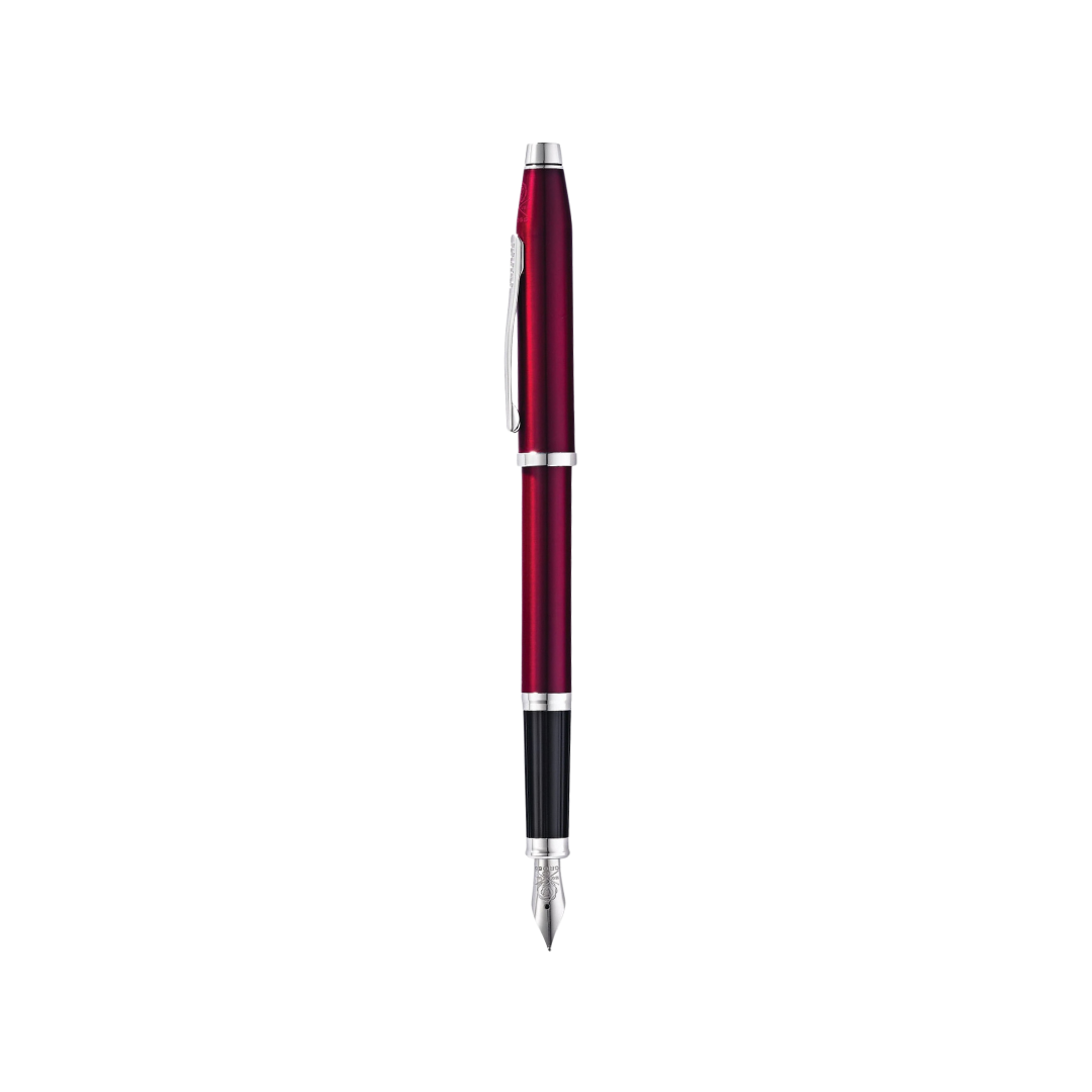 Cross Century II Translucent Plum Lacquer Fountain Pen — Cross fountain pen — precision nib writing instrument, at Cityluxe Singapore stationery store