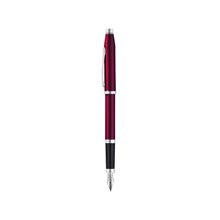 Cross Century II Translucent Plum Lacquer Fountain Pen — Cross fountain pen — precision nib writing instrument, at Cityluxe Singapore stationery store
