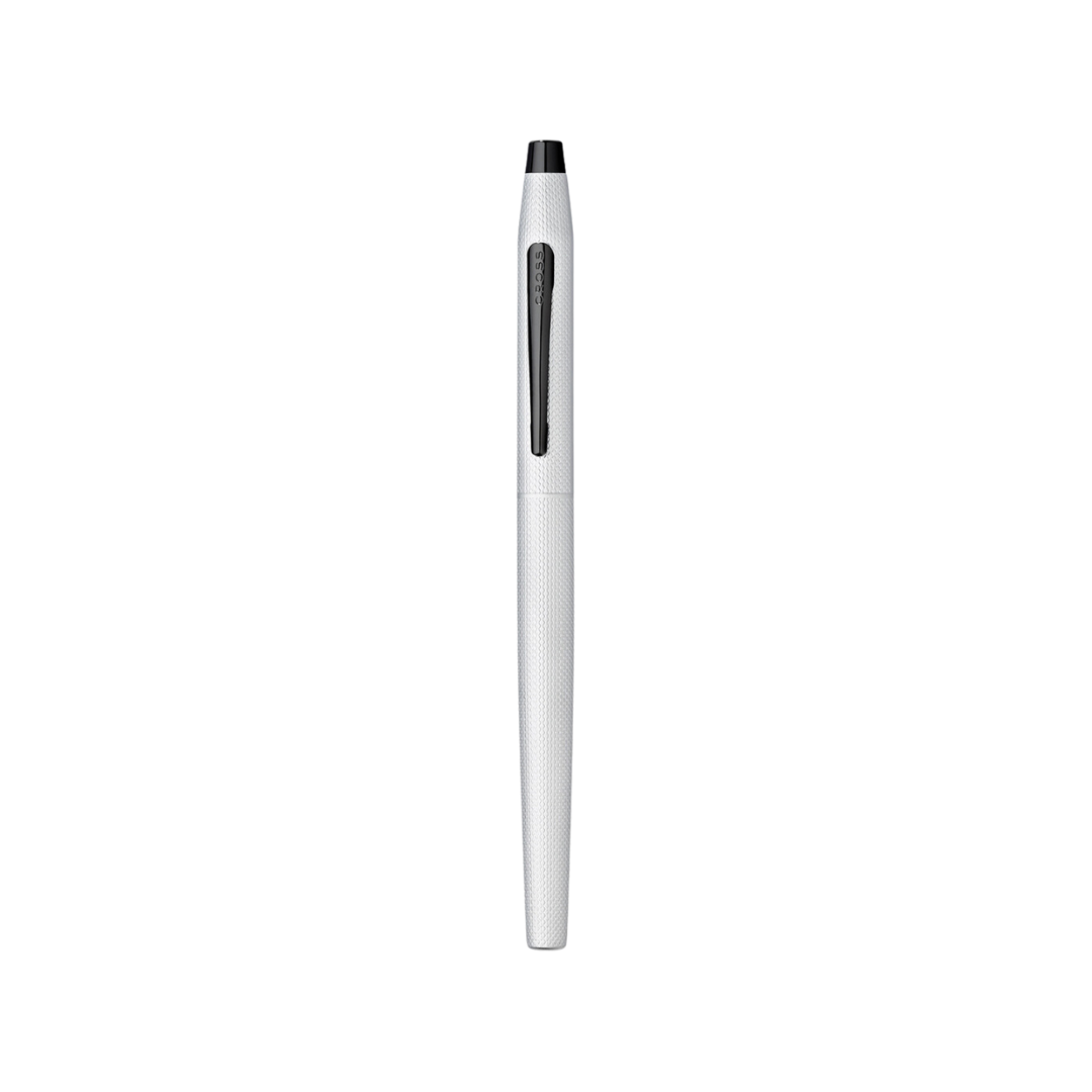 Cross Classic Century Fountain Pen in Brushed Chrome — Cross fountain pen — precision nib writing instrument, at Cityluxe Singapore stationery store