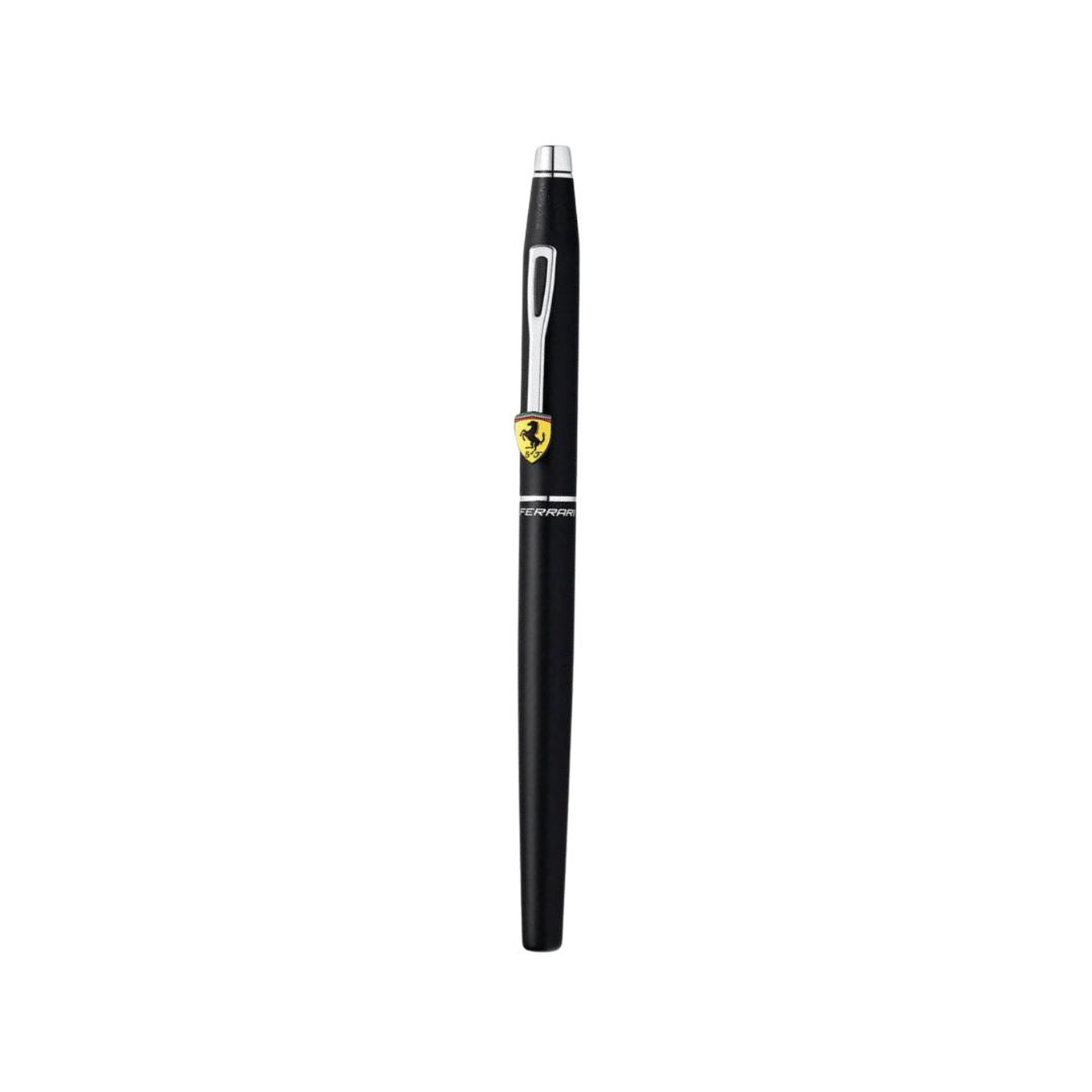 Cross Ferrari Classic Century Fountain Pen - Black Lacquer — nib close-up