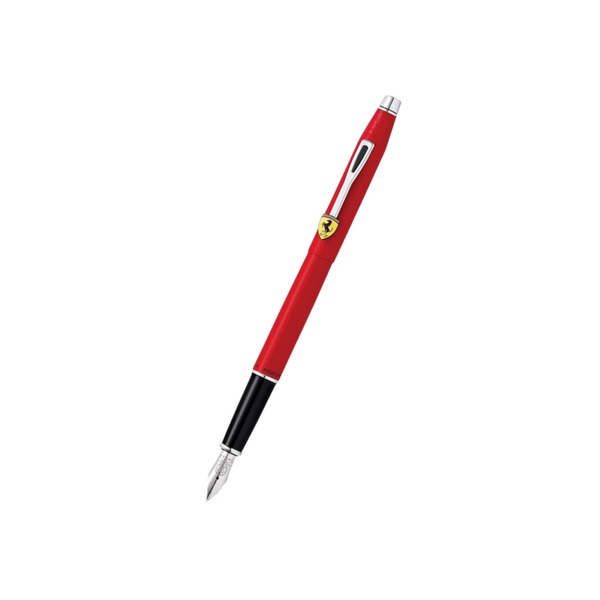 Cross Ferrari Classic Century Fountain Pen - Matte Rosso Corsa Red Lacquer — capped