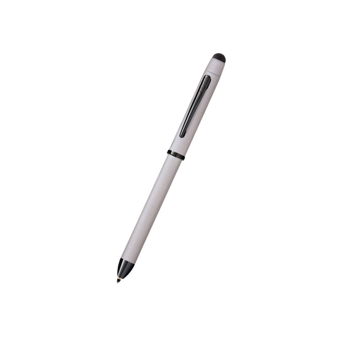 Cross Tech3+ Brushed Chrome PVD Multifunction Pen — Cross ballpoint pen — reliable smooth-writing everyday pen, at Cityluxe Singapore