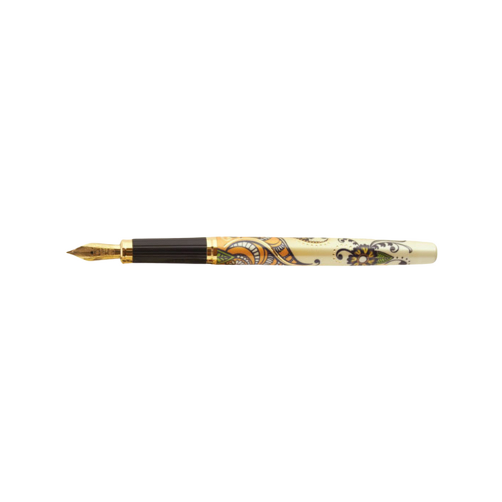 Cross Botanica Fountain Pen - Magnolia — writing at an angle