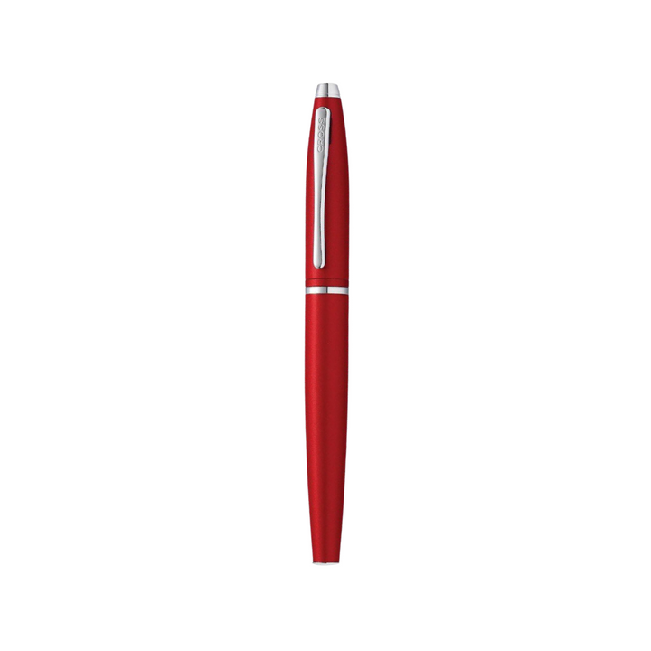Cross Calais Matte Metallic Crimson Rollerball Pen — Cross rollerball pen — fluid gel ink writing instrument, at Cityluxe Singapore