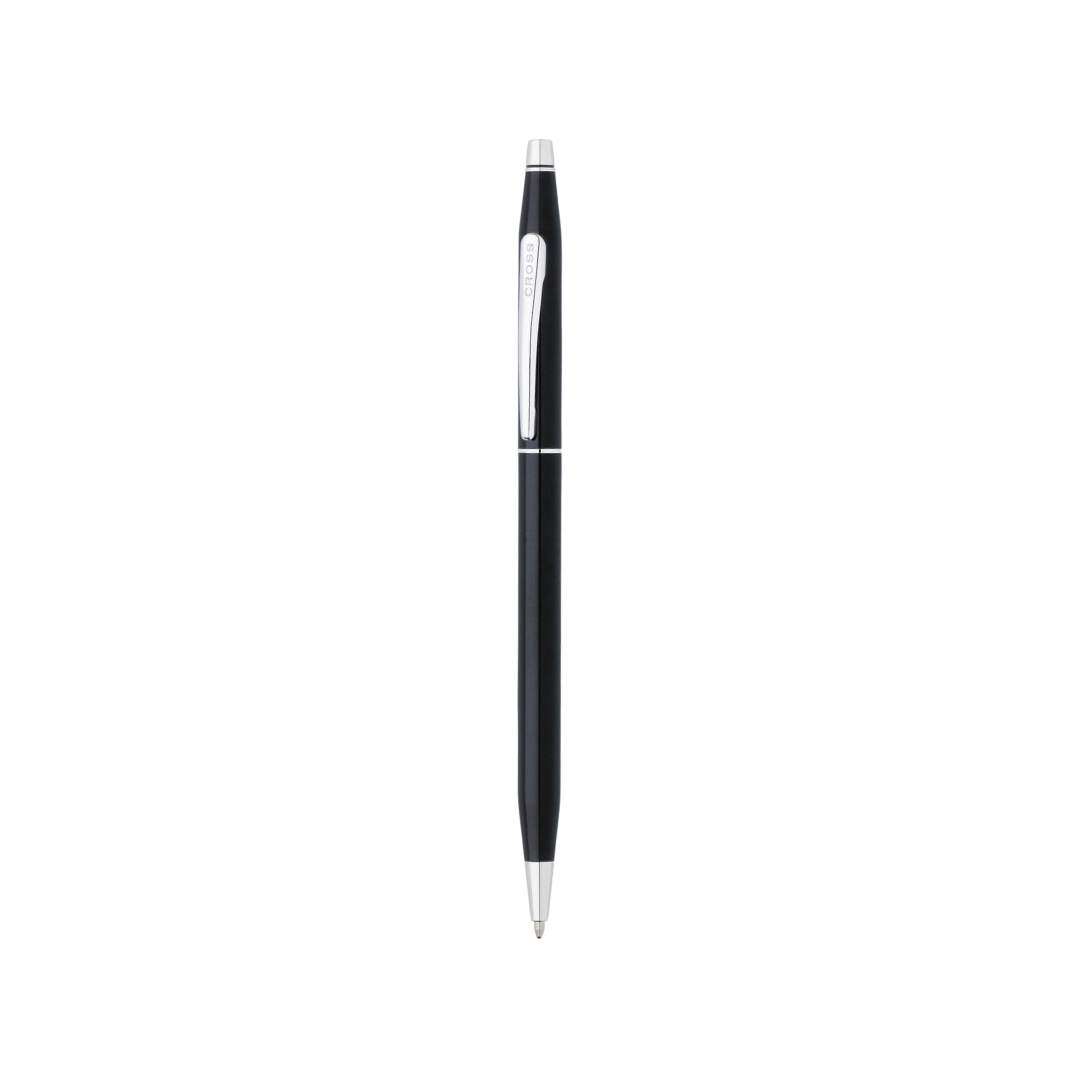Cross Classic Century Black Lacquer Ballpoint and Rollerball Gift Set — Cross gift set — curated stationery gift bundle, from Cityluxe Singapore