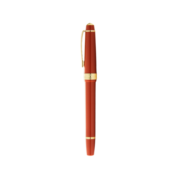 Cross Bailey Light Polished Amber Resin and Gold Tone Rollerball Pen — Cross rollerball pen — fluid gel ink writing instrument, at Cityluxe Singapore
