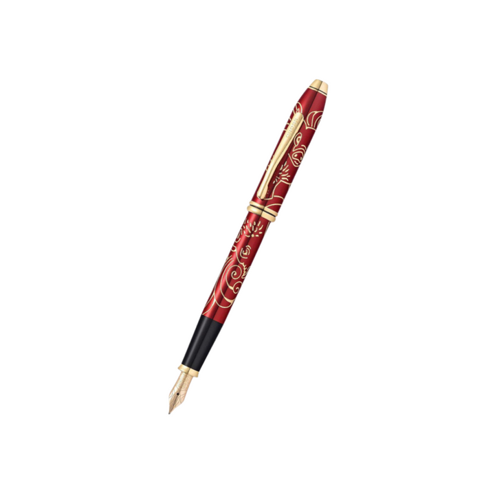 Cross Townsend Year of the Pig Fountain Pen - Red — capped