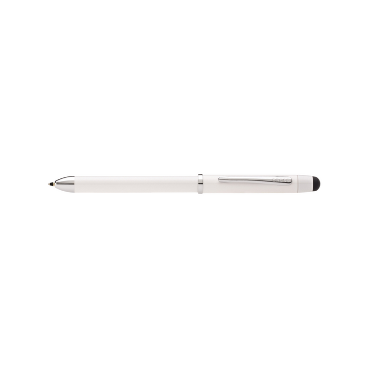 Cross Tech3+ Pearl White Multifunction Pen — Cross ballpoint pen — reliable smooth-writing everyday pen, at Cityluxe Singapore