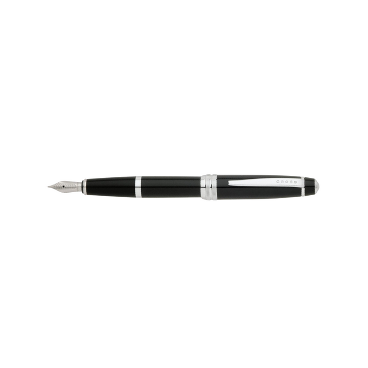 Cross Bailey Fountain Pen in Black Lacquer (Medium) — Cross fountain pen — precision nib writing instrument, at Cityluxe Singapore stationery store