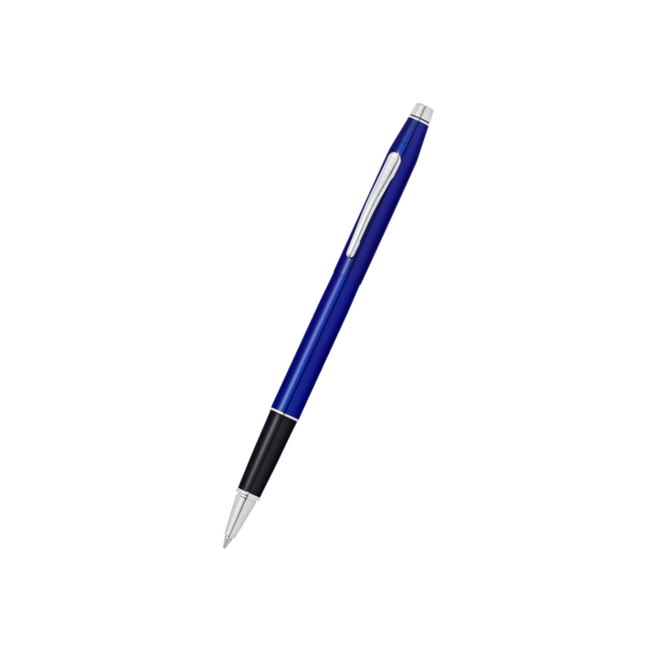 Cross Classic Century Translucent Blue Lacquer Rollerball Pen — Cross rollerball pen — fluid gel ink writing instrument, at Cityluxe Singapore