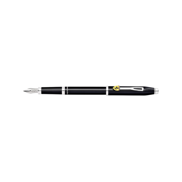 Cross Ferrari Century II Fountain Pen - Glossy Black Lacquer — nib close-up
