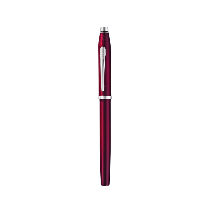 Cross Century II Translucent Plum Lacquer Rollerball Pen — Cross rollerball pen — fluid gel ink writing instrument, at Cityluxe Singapore