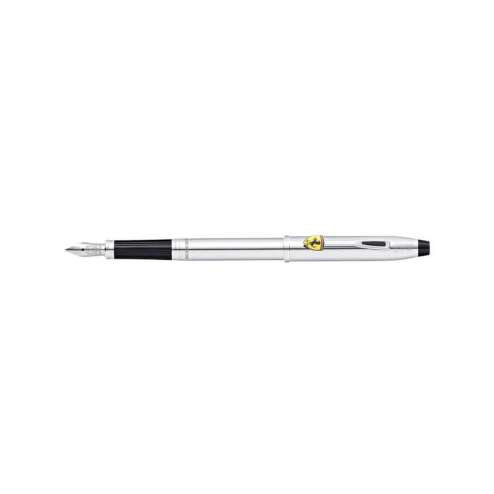 Cross Ferrari Century II Fountain Pen - Glossy Chrome — with packaging