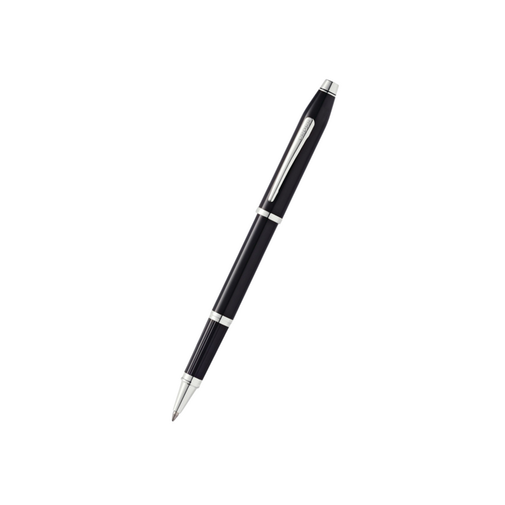 Cross Century II Black Lacquer Rollerball Pen — Cross rollerball pen — fluid gel ink writing instrument, at Cityluxe Singapore