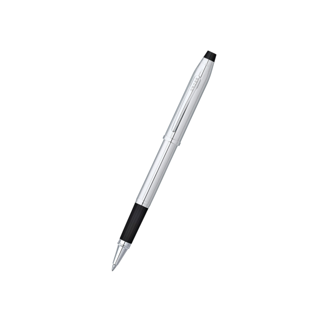 Cross Century II Lustrous Chrome Rollerball Pen — Cross rollerball pen — fluid gel ink writing instrument, at Cityluxe Singapore
